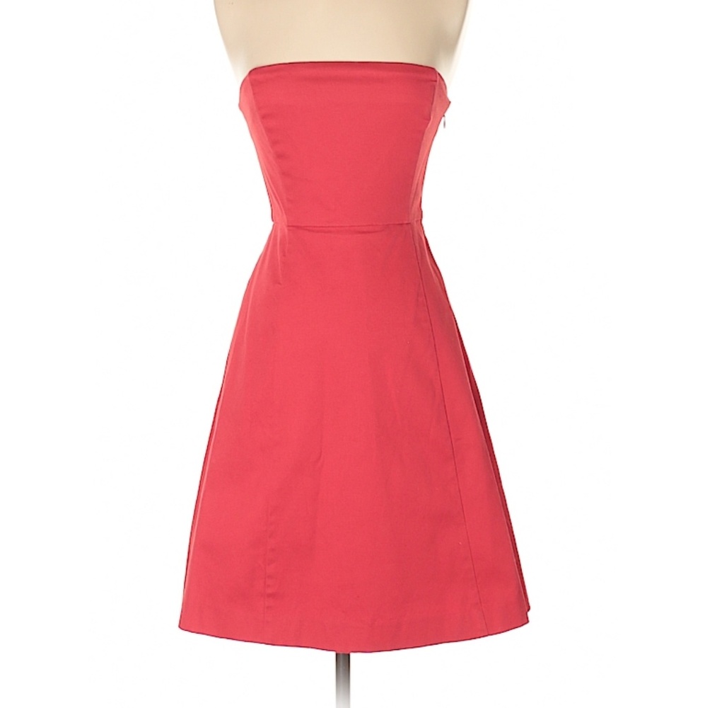 Banana Republic Red Strapless A Line Dress
